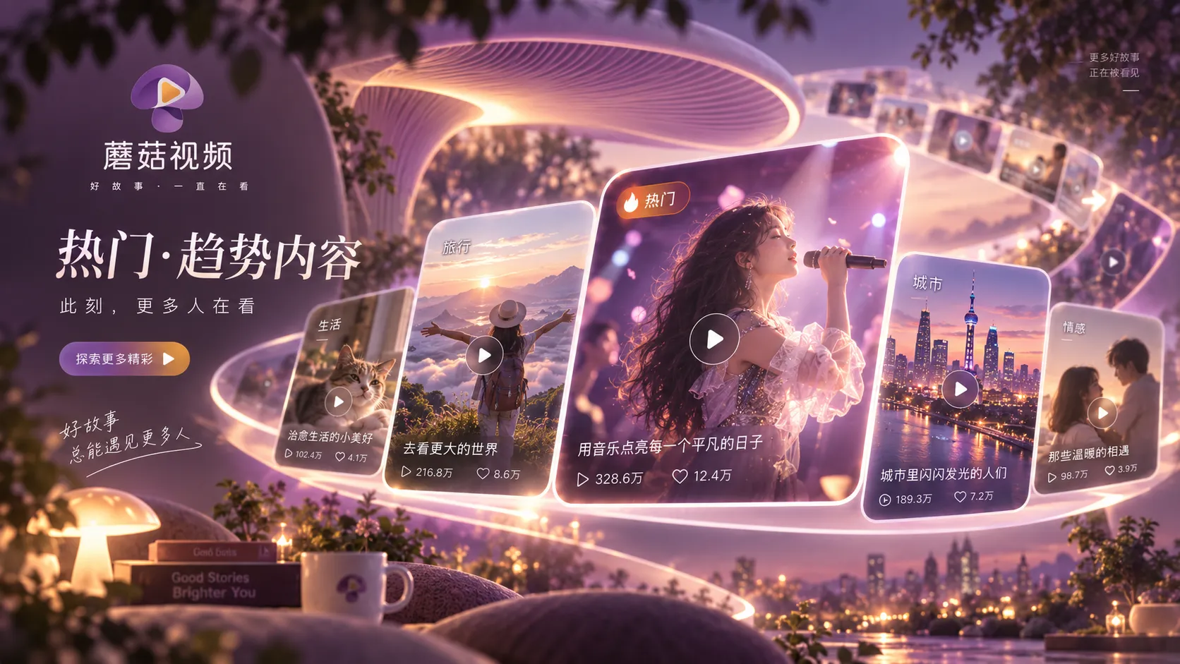 不靠热度榜，如何为睡前轻松看找到合适的剧集内容主题配图